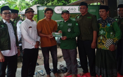 LAZISNU PCNU Banjarbaru Salurkan Bantuan untuk Korban Angin Puting Beliung di Kecamatan Palas